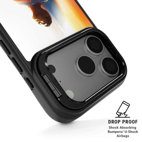 Superman 2025 Man of Steel Ascension Heroic Glow iPhone 17 Pro Max Kickstand Case