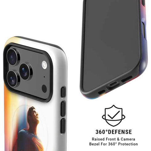 Superman 2025 Man of Steel Ascension Heroic Glow iPhone 17 Pro Max Magsafe Impact Case