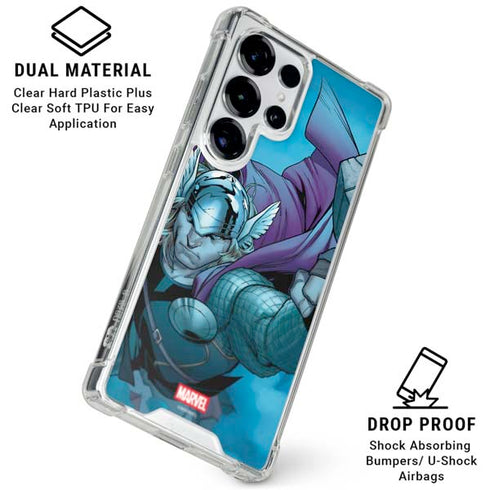 Marvel Thor Asgard on Ice Galaxy S26 Ultra Clear Case