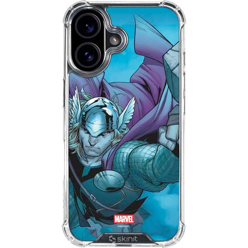 Marvel Thor Asgard on Ice iPhone 17 Clear Case