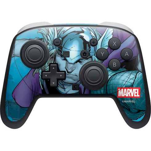 Marvel Thor Asgard on Ice Nintendo Switch 2 (2025) Pro Controller Skin