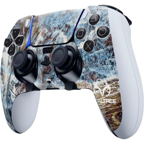 RealTree Aspect Light Camo PS5 DualSense Edge Pro Controller Skin