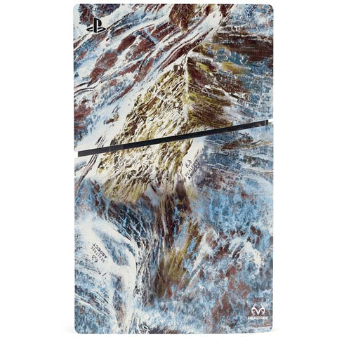 RealTree Aspect Light Camo PS5 Slim Digital Edition Console Skin