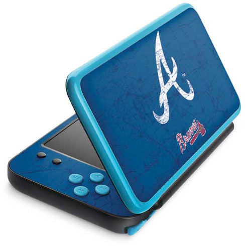 MLB Atlanta Braves - Solid Distressed Nintendo Skins