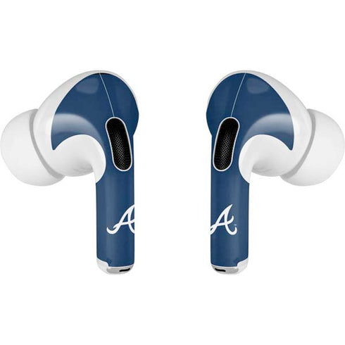 MLB Atlanta Braves - Solid Distressed AirPods Skins