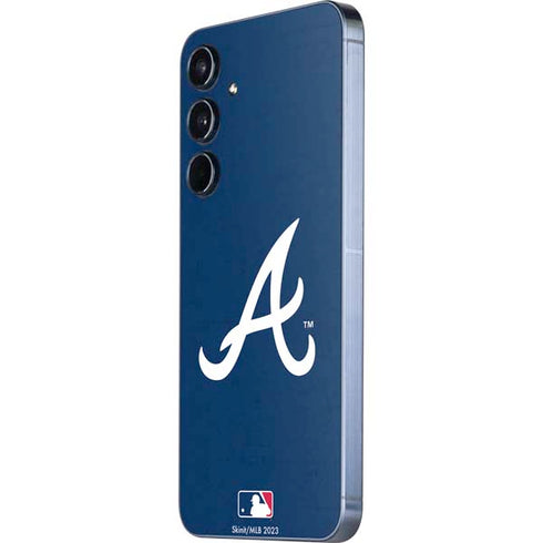 MLB Atlanta Braves - Solid Distressed Galaxy A36 5G Skin