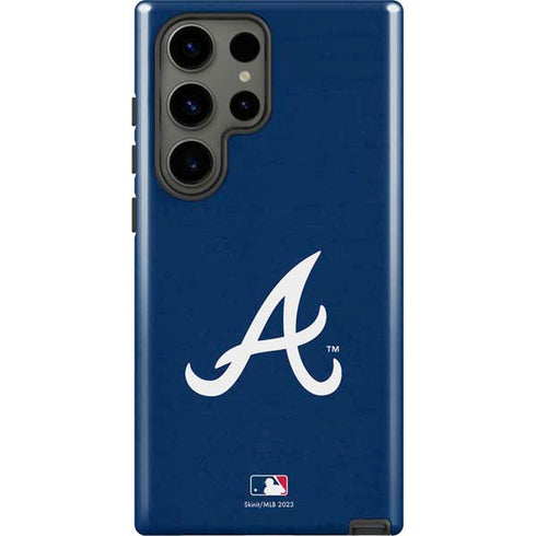 MLB Atlanta Braves - Solid Distressed Galaxy S23 Ultra Pro Case