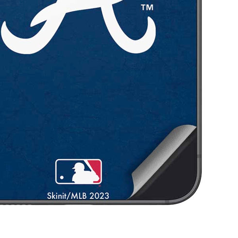 MLB Atlanta Braves - Solid Distressed Galaxy S24 Plus Skin