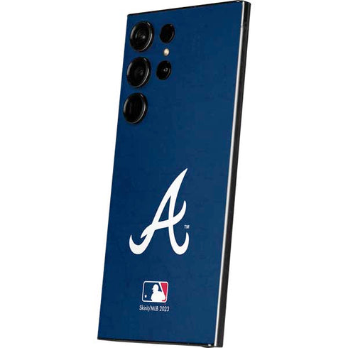 MLB Atlanta Braves - Solid Distressed Galaxy S24 Ultra Skin