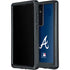 MLB Atlanta Braves - Solid Distressed Galaxy S24 Ultra Waterproof Case