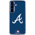 MLB Atlanta Braves - Solid Distressed Galaxy S25 Clear Case