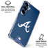 MLB Atlanta Braves - Solid Distressed Galaxy S25 FE Clear Case