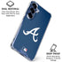MLB Atlanta Braves - Solid Distressed Galaxy S25 Plus Clear Case