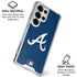 MLB Atlanta Braves - Solid Distressed Galaxy S25 Ultra Clear Case