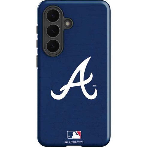 MLB Atlanta Braves - Solid Distressed Galaxy S26 Plus Impact Case