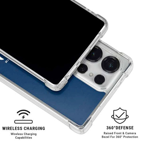 MLB Atlanta Braves - Solid Distressed Galaxy S26 Ultra Clear Case