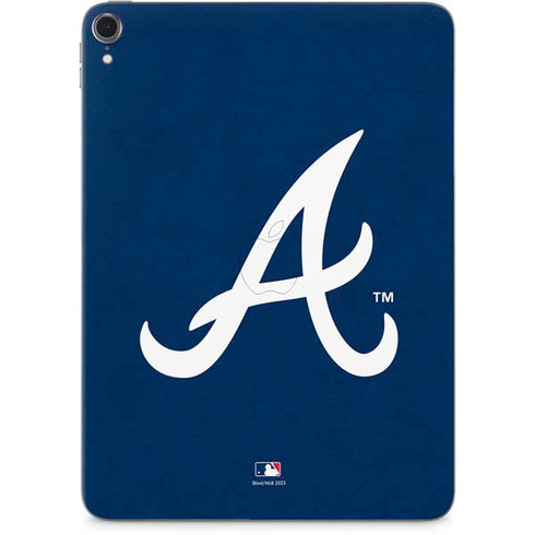 MLB Atlanta Braves - Solid Distressed Apple iPad Pro Skin