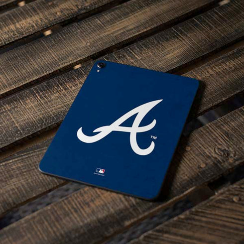 MLB Atlanta Braves - Solid Distressed Apple iPad Pro Skin