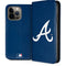 MLB Atlanta Braves - Solid Distressed iPhone 14 Pro Max Folio Case