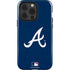 MLB Atlanta Braves - Solid Distressed iPhone 15 Pro Impact Case