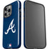 MLB Atlanta Braves - Solid Distressed iPhone 15 Pro Impact Case