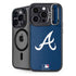 MLB Atlanta Braves - Solid Distressed iPhone 15 Pro Kickstand Case