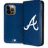MLB Atlanta Braves - Solid Distressed iPhone 15 Pro Max Folio Case