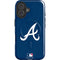 MLB Atlanta Braves - Solid Distressed iPhone 16 Magsafe Impact Case