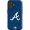 MLB Atlanta Braves - Solid Distressed iPhone 16 Plus Impact Case