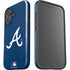 MLB Atlanta Braves - Solid Distressed iPhone 16 Plus Impact Case
