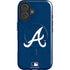 MLB Atlanta Braves - Solid Distressed iPhone 16 Plus Magsafe Impact Case