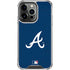 MLB Atlanta Braves - Solid Distressed iPhone 16 Pro Clear Case