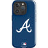 MLB Atlanta Braves - Solid Distressed iPhone 16 Pro Impact Case