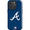 MLB Atlanta Braves - Solid Distressed iPhone 16 Pro Magsafe Impact Case