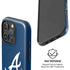 MLB Atlanta Braves - Solid Distressed iPhone 16 Pro Magsafe Impact Case