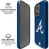 MLB Atlanta Braves - Solid Distressed iPhone 16 Pro Magsafe Impact Case