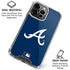 MLB Atlanta Braves - Solid Distressed iPhone 16 Pro Max Clear Case