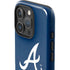 MLB Atlanta Braves - Solid Distressed iPhone 16 Pro Max Impact Case