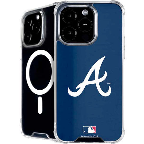 MLB Atlanta Braves - Solid Distressed iPhone 16 Pro Max MagSafe Case
