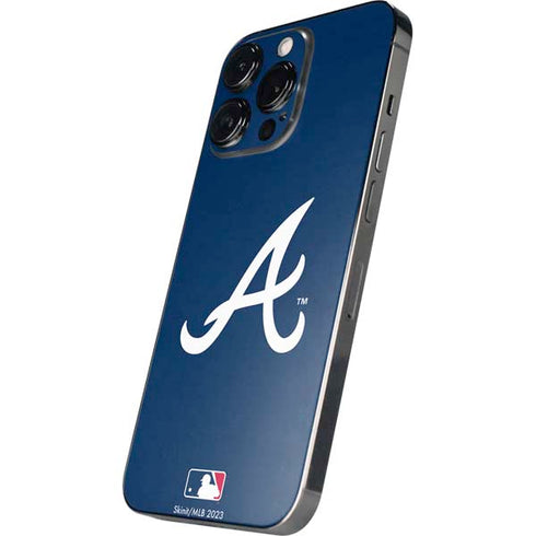 MLB Atlanta Braves - Solid Distressed iPhone 16 Pro Skin