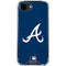 MLB Atlanta Braves - Solid Distressed iPhone 16e Clear Case