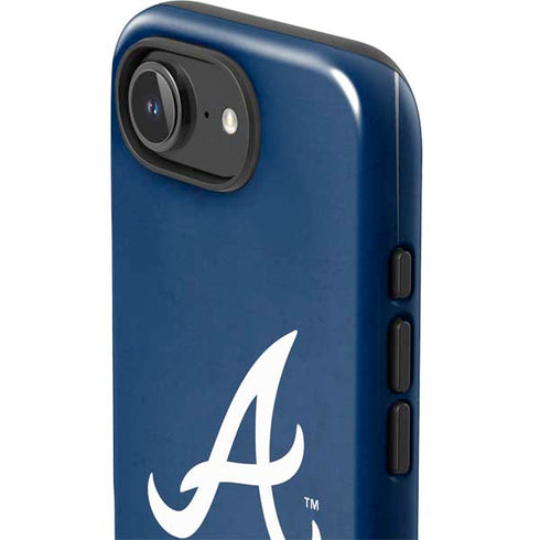 MLB Atlanta Braves - Solid Distressed iPhone 16e Impact Case
