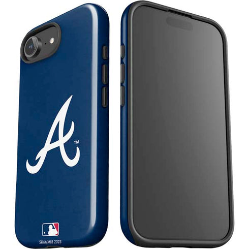 MLB Atlanta Braves - Solid Distressed iPhone 16e Impact Case