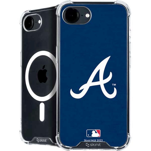 MLB Atlanta Braves - Solid Distressed iPhone 16e MagSafe Case