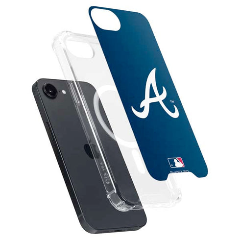 MLB Atlanta Braves - Solid Distressed iPhone 16e MagSafe Case
