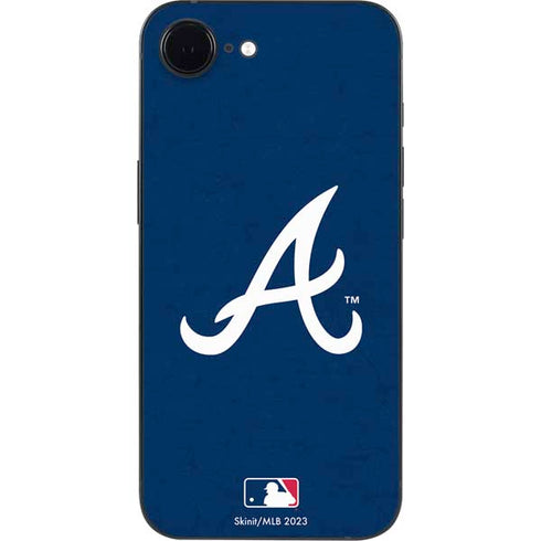 MLB Atlanta Braves - Solid Distressed iPhone 16e Skin