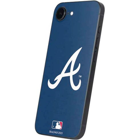 MLB Atlanta Braves - Solid Distressed iPhone 16e Skin