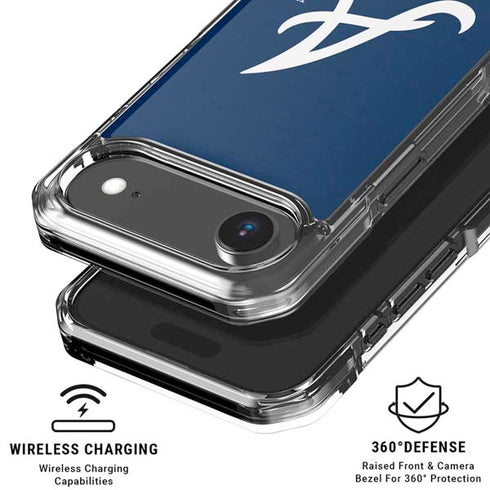MLB Atlanta Braves - Solid Distressed iPhone 17 Air Clear Case