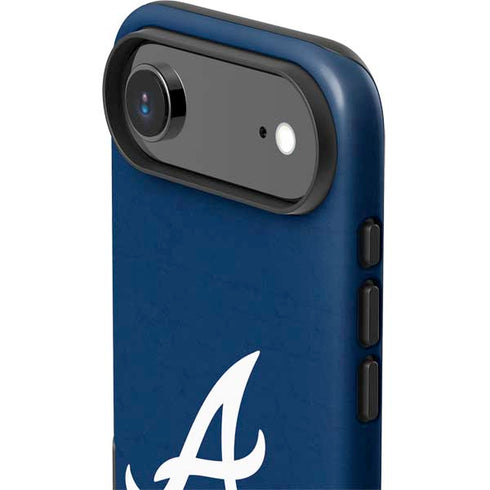 MLB Atlanta Braves - Solid Distressed iPhone 17 Air Impact Case