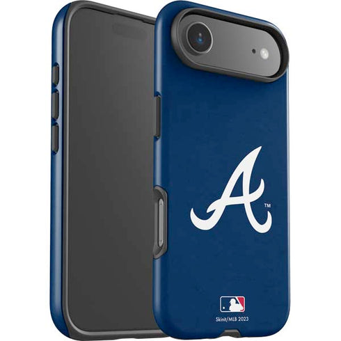 MLB Atlanta Braves - Solid Distressed iPhone 17 Air Impact Case